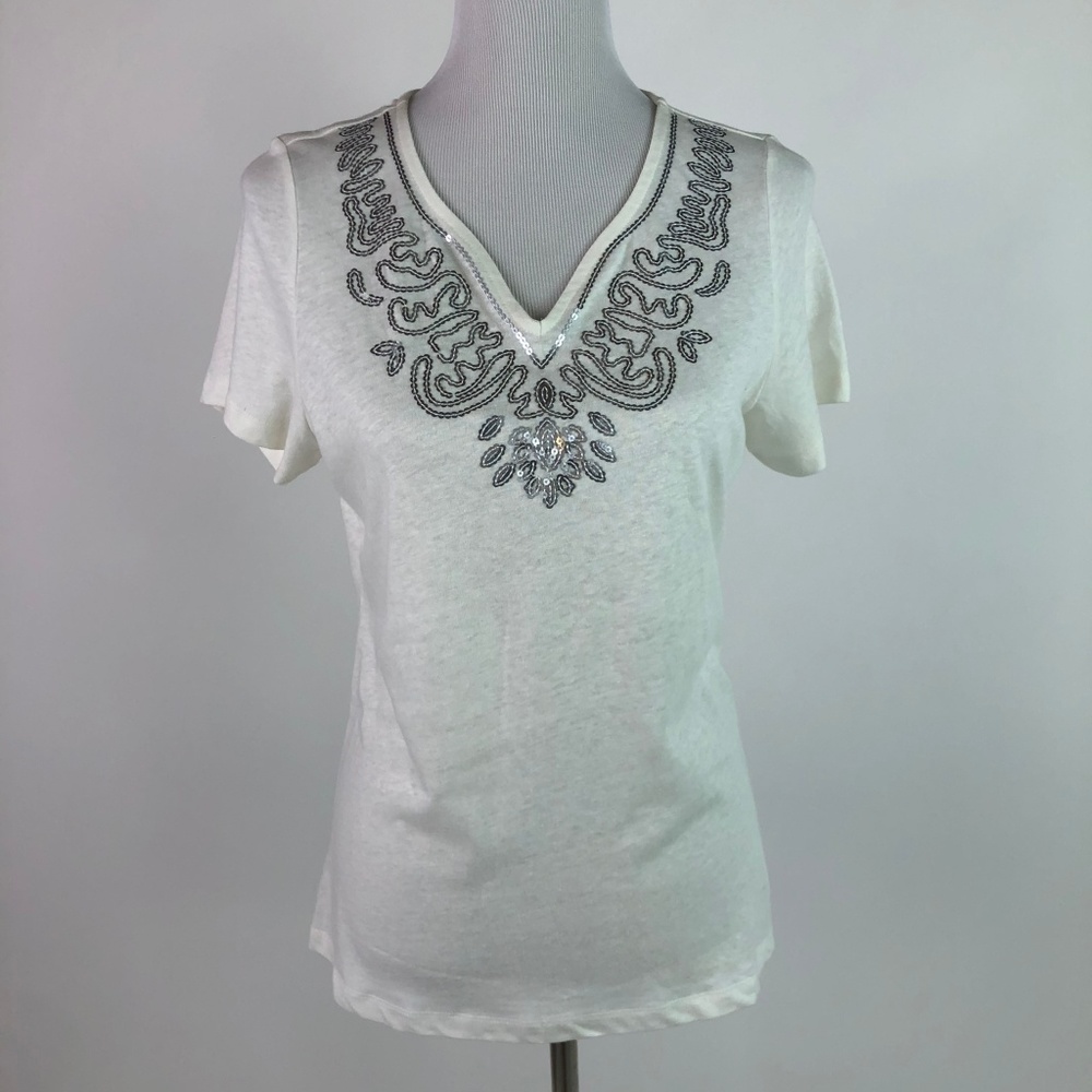 🛍️3/$20 Christopher & Banks Short Sleeve T-Shirt